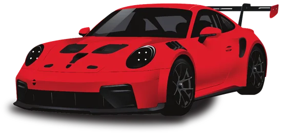 Porsche 911 GT3 RS vermelho